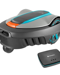 Robot cortacésped smart, 500 m², SensorControl, app Gardena