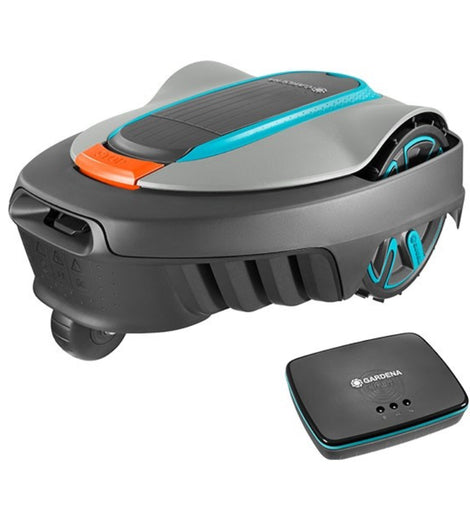 Robot cortacésped smart, 500 m², SensorControl, app Gardena
