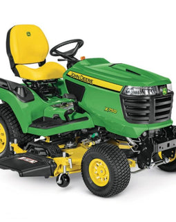 Tractor cortacésped diésel 24,7 CV, 122 cm, 300 L recogedor
